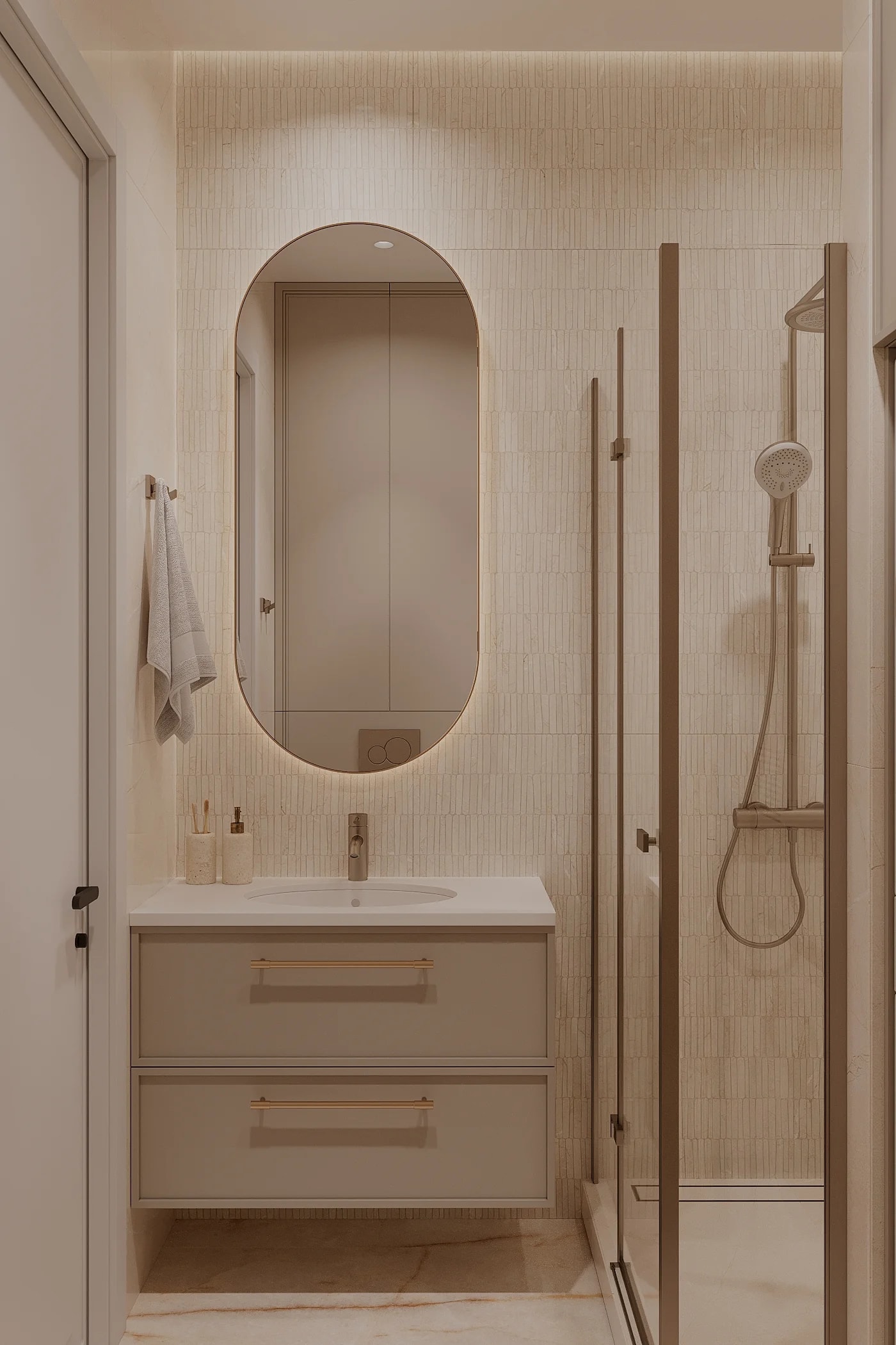 Роскошная ванная в квартире