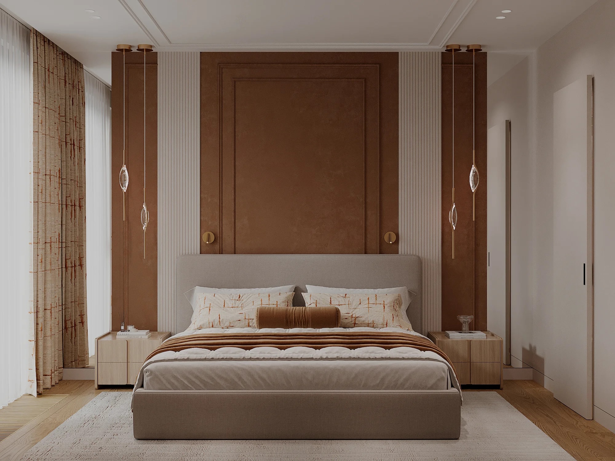 Элегантная спальня в современном стиле