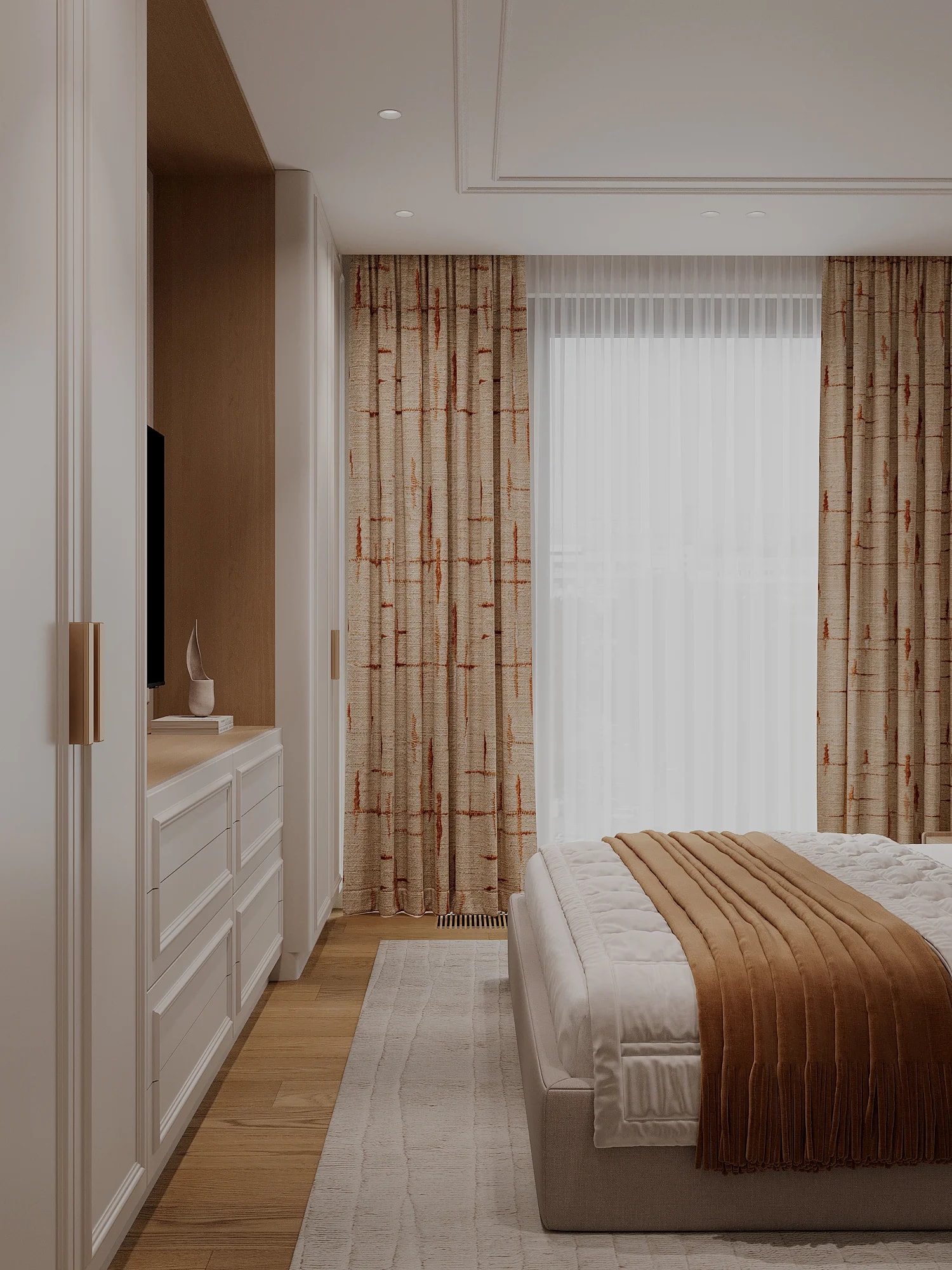 Спальня в стиле минимализм