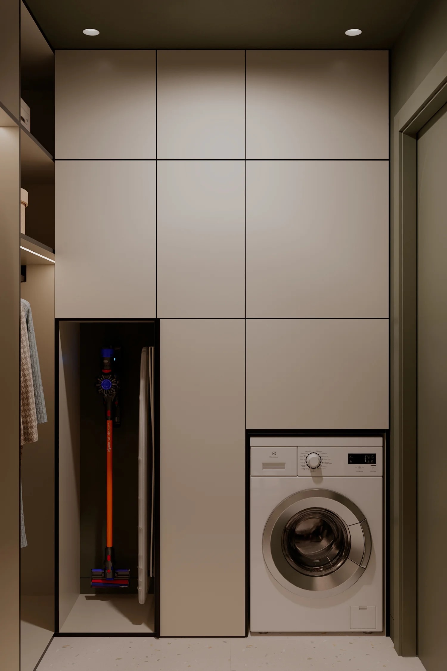 Гардеробная с умной системой хранения