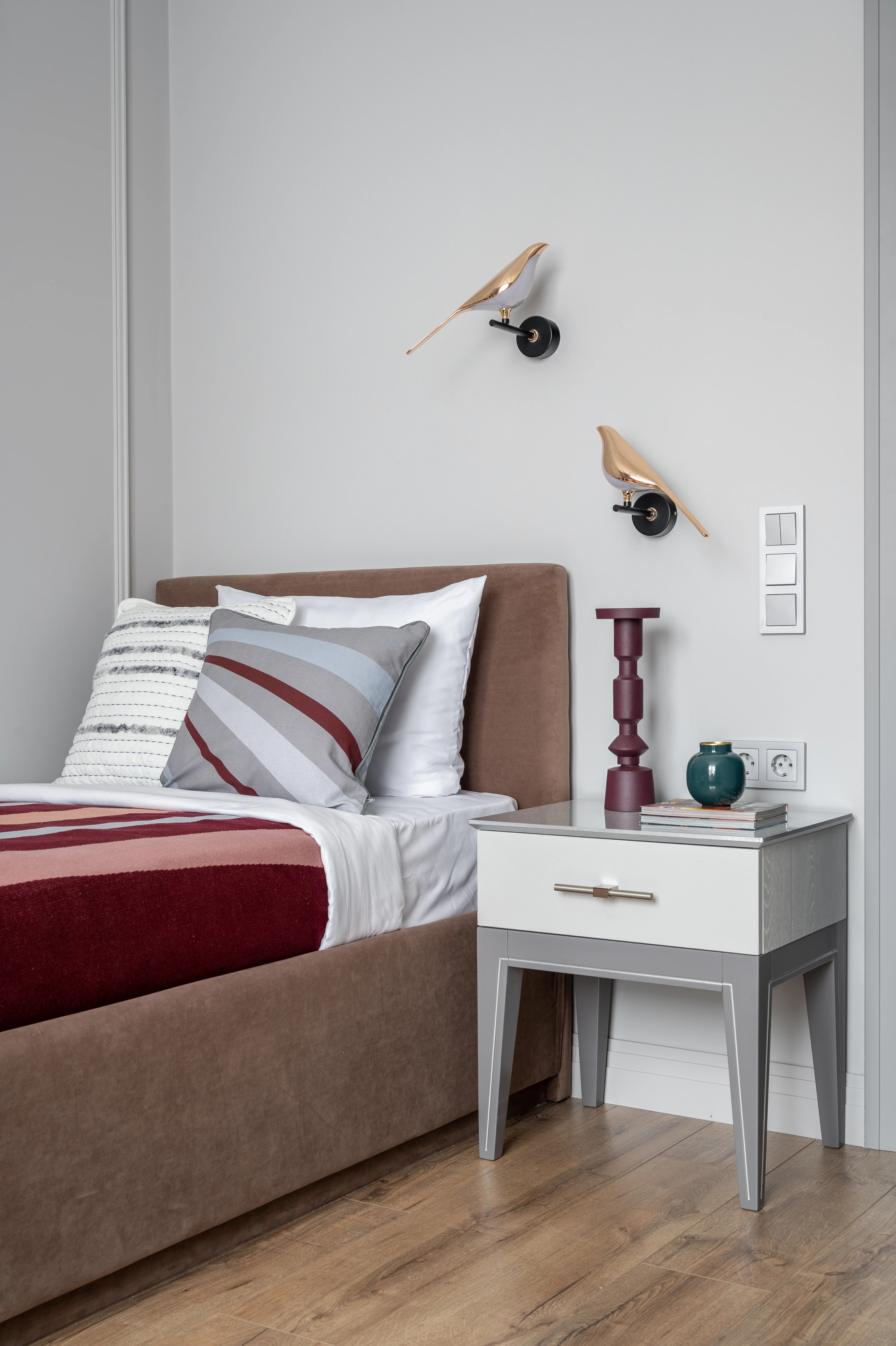 Stylish modern design — green pastel shades
