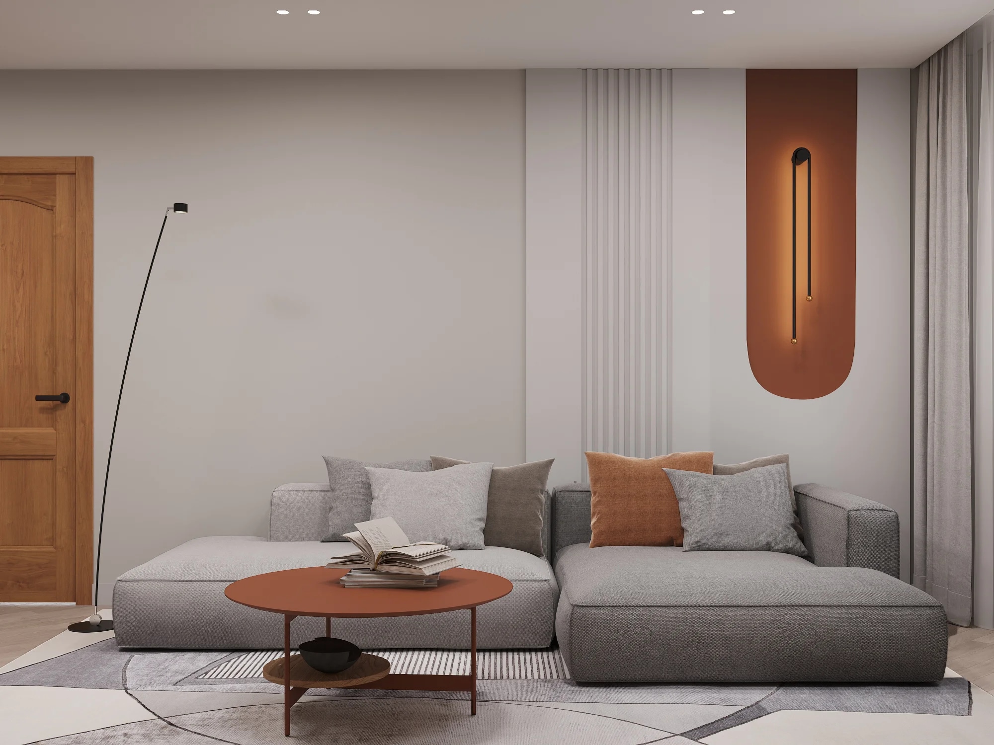 Уютная атмосфера с аккуратным декором